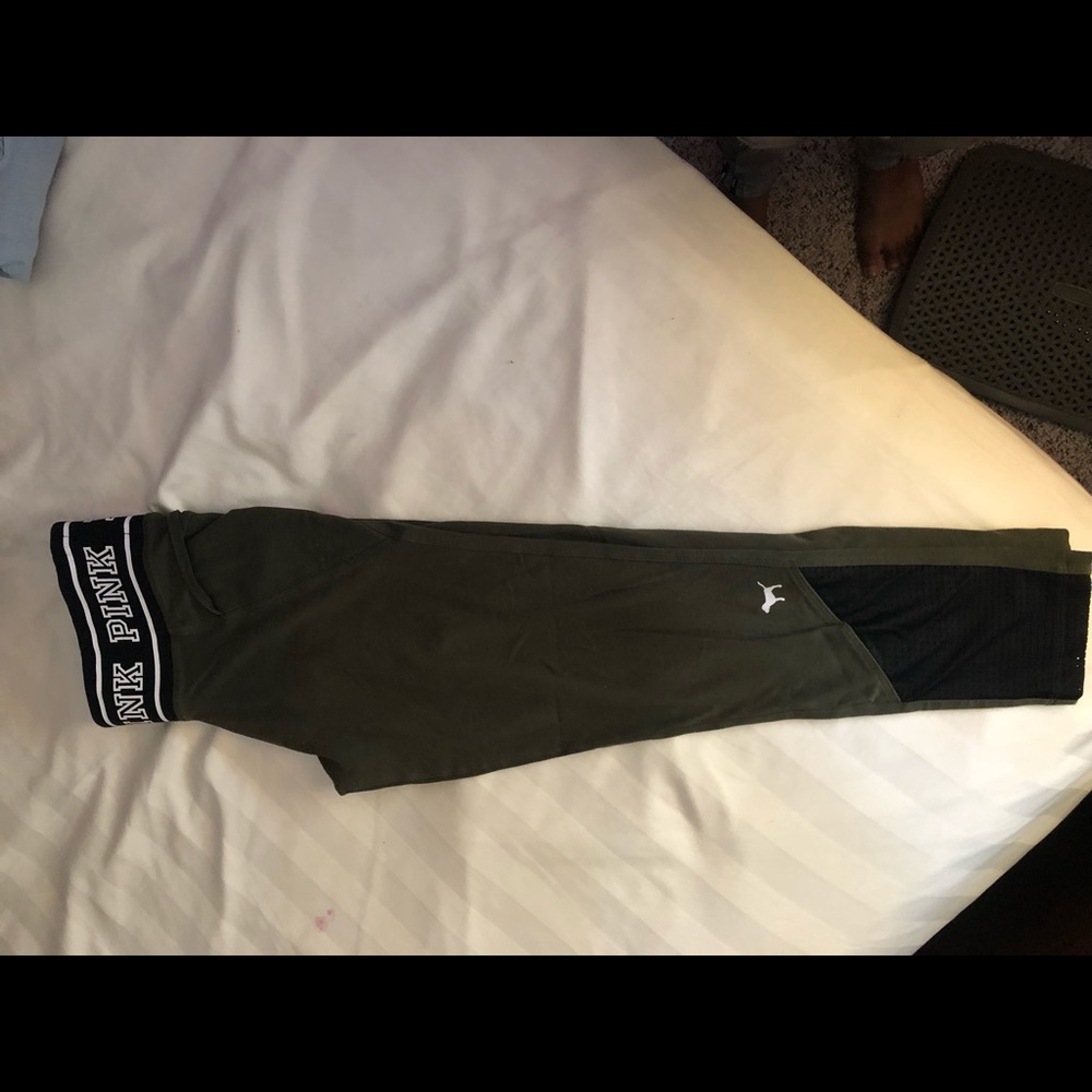 Pink yoga pants